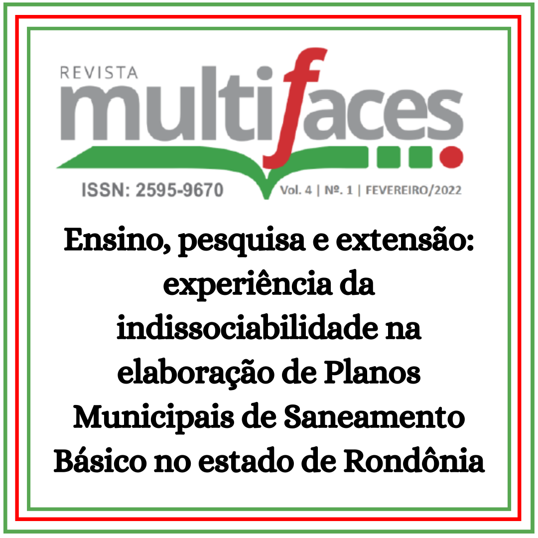Ensino pesquisa e extensão experiência da indissociabilidade na elaboração de Planos Municipais de Saneamento Básico no estado de Rondônia